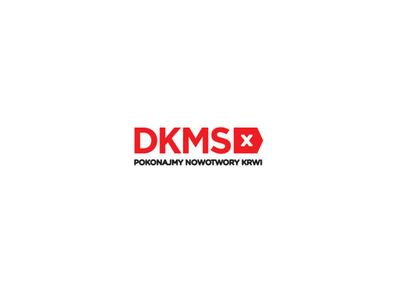 Logo DKMS, walka z nowotworami