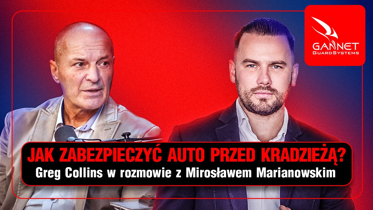 Rozmowa o zabezpieczeniu samochodu. Mirosław Marianowski oraz Greg Collins